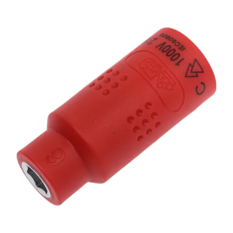 Глубокая диэлектрическая шестигранная торцевая головка KING TONY 2335VE06M Глубокая диэлектрическая шестигранная торцевая головка KING TONY 2335VE06M