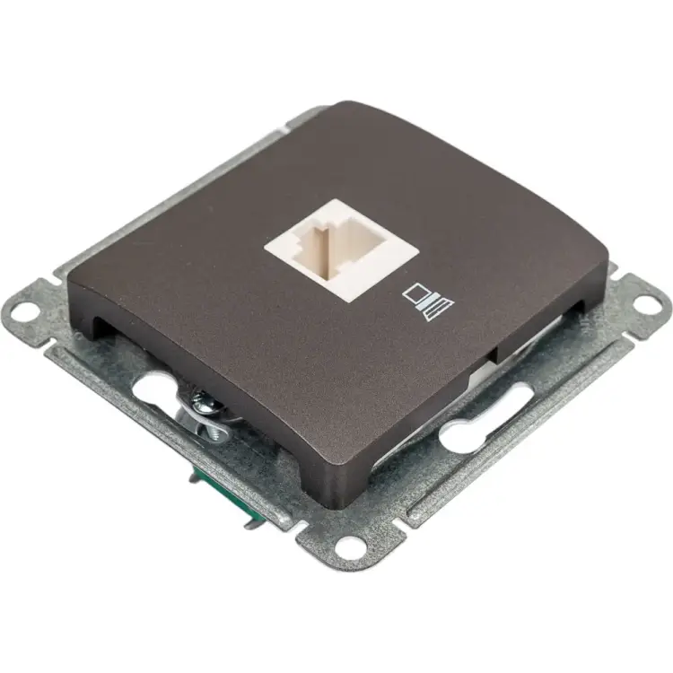 Одноместный механизм компьютерной розетки Systeme Electric GLOSSA GSL001381K