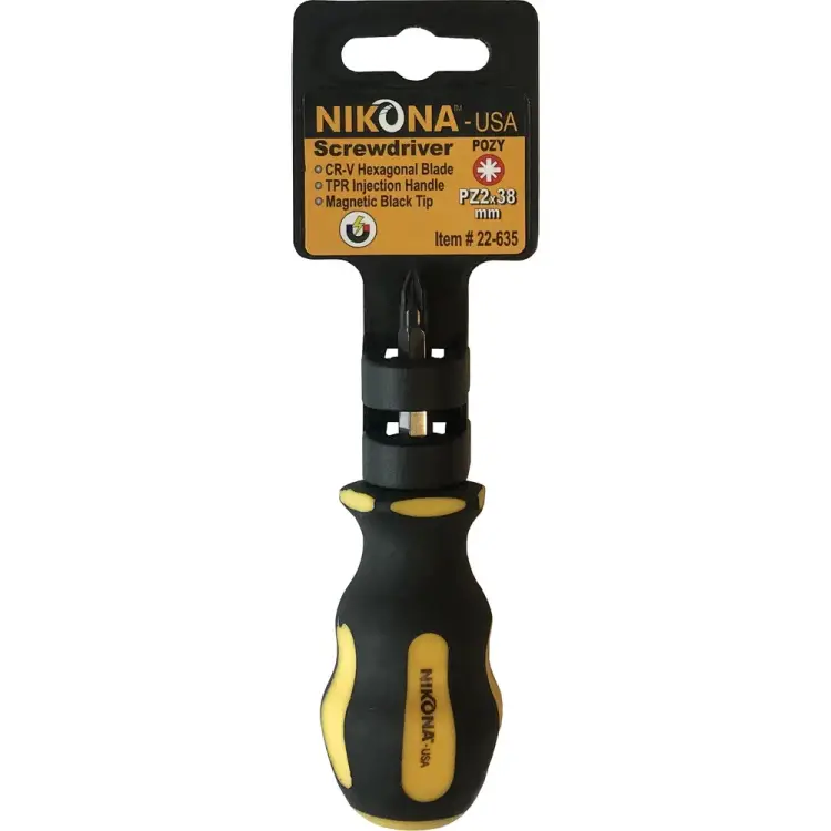 Крестовая шестигранная отвертка NIKONA 22-635