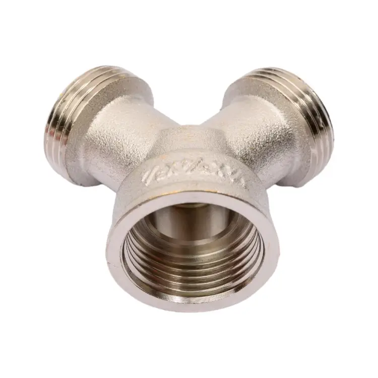 Резьбовой латунный Y-образный тройник DOUBLE-LIN LL6128 (3/4")