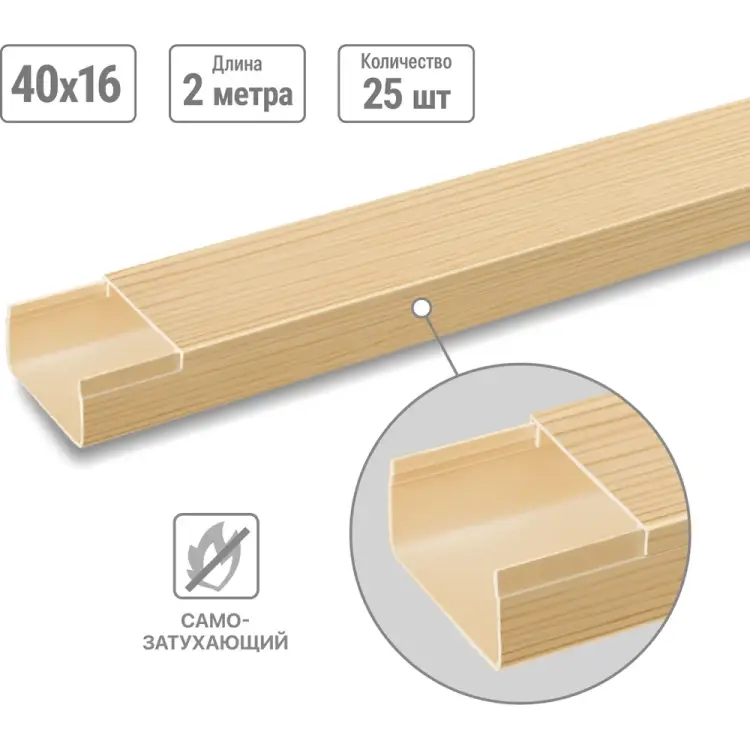 Кабель-канал TDM ELECTRIC SQ0402-0607