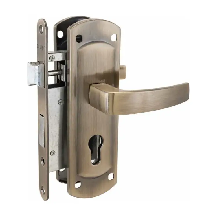 Врезной замок Аллюр ЗВ4-1/58A AB 7159