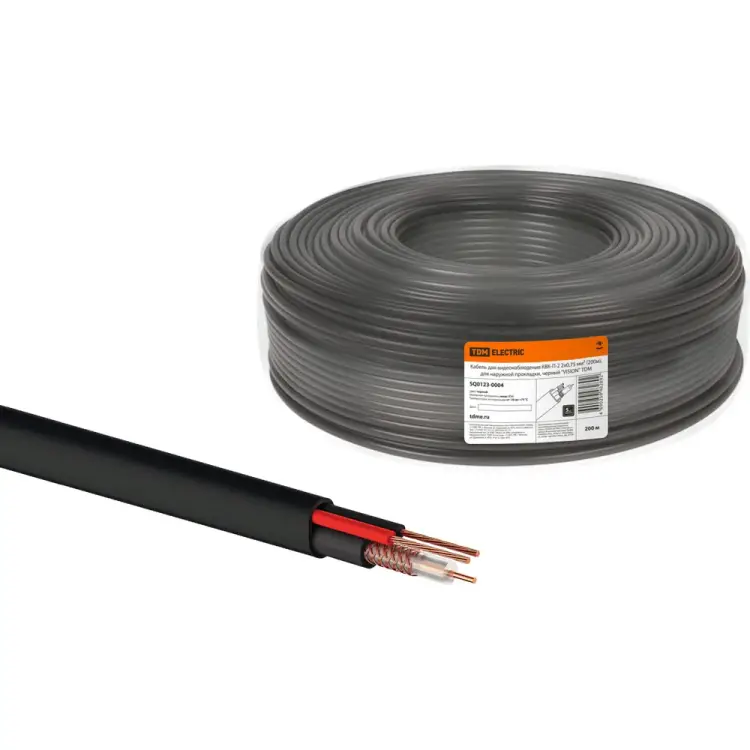 Кабель для видеонаблюдения для наружной прокладки TDM ELECTRIC SQ0123-0004