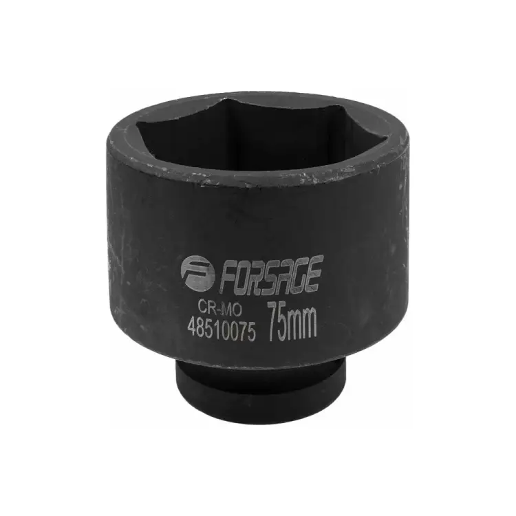 Глубокая шестигранная ударная головка Forsage F-48510075(17201) Глубокая шестигранная ударная головка Forsage F-48510075(17201)