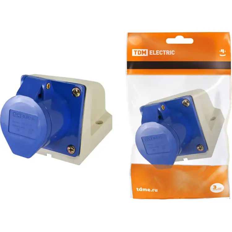 Стационарная розетка TDM ELECTRIC 133 SQ0602-0010