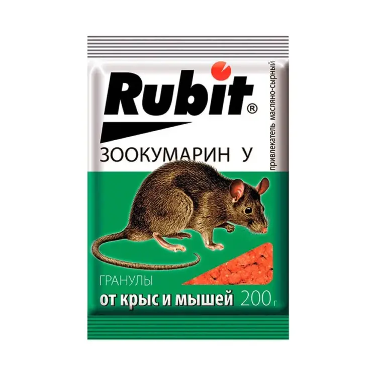 Защита от грызунов RUBIT зоокумарин+ 43820
