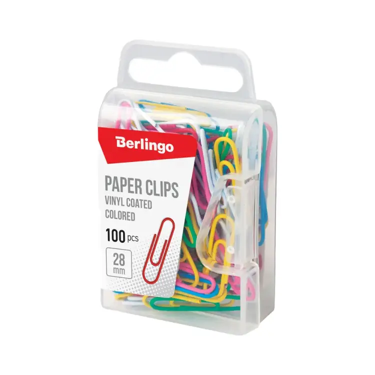 Цветные скрепки Berlingo DBs_28130