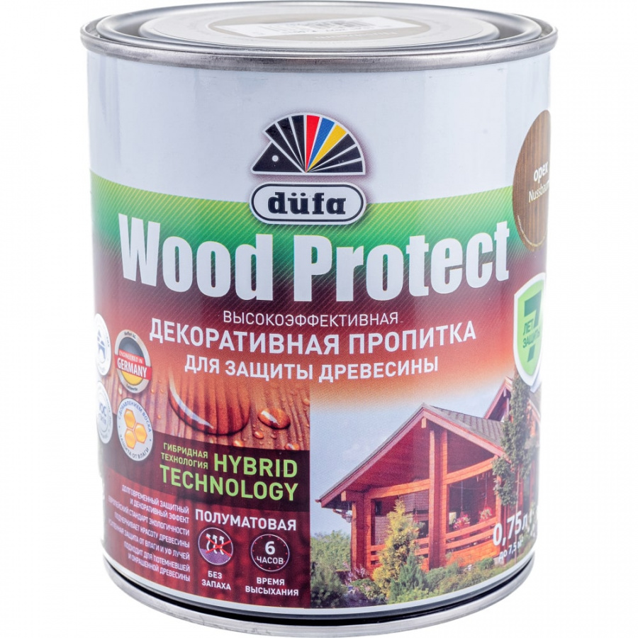 Пропитка для защиты древесины Dufa Wood Protect