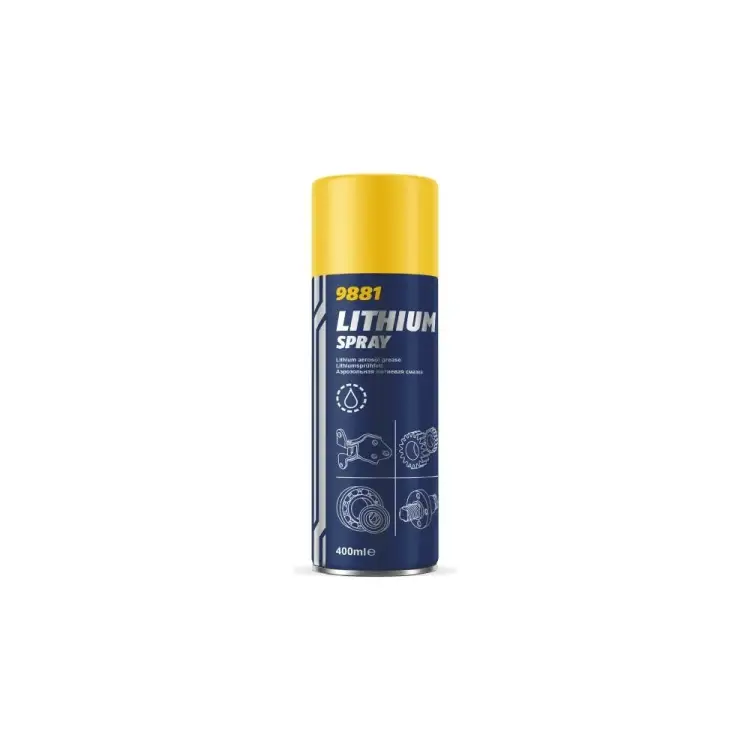 Литиевая смазка MANNOL LITHIUM SPRAY 9881