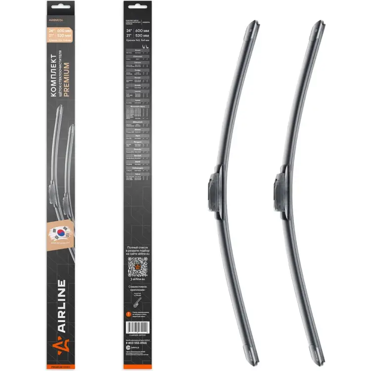 Комплект щеток стеклоочистителя Airline PREMIUM AWBM056