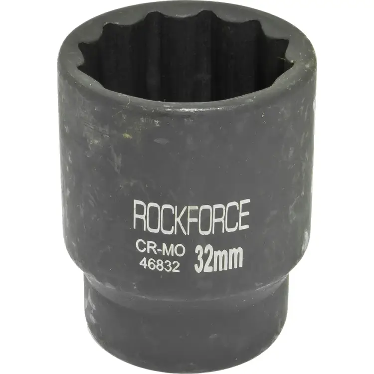Ударная двенадцатигранная торцевая головка Rockforce RF-46832(27138) Ударная двенадцатигранная торцевая головка Rockforce RF-46832(27138)
