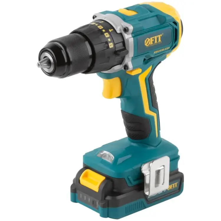 Аккумуляторная дрель шуруповерт FIT 80130