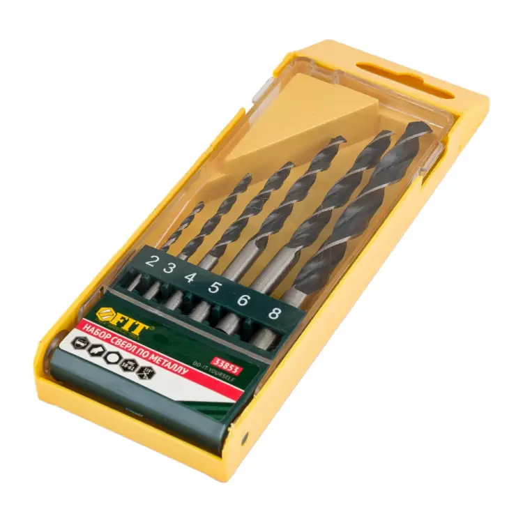 Набор сверел по металлу FIT 33853