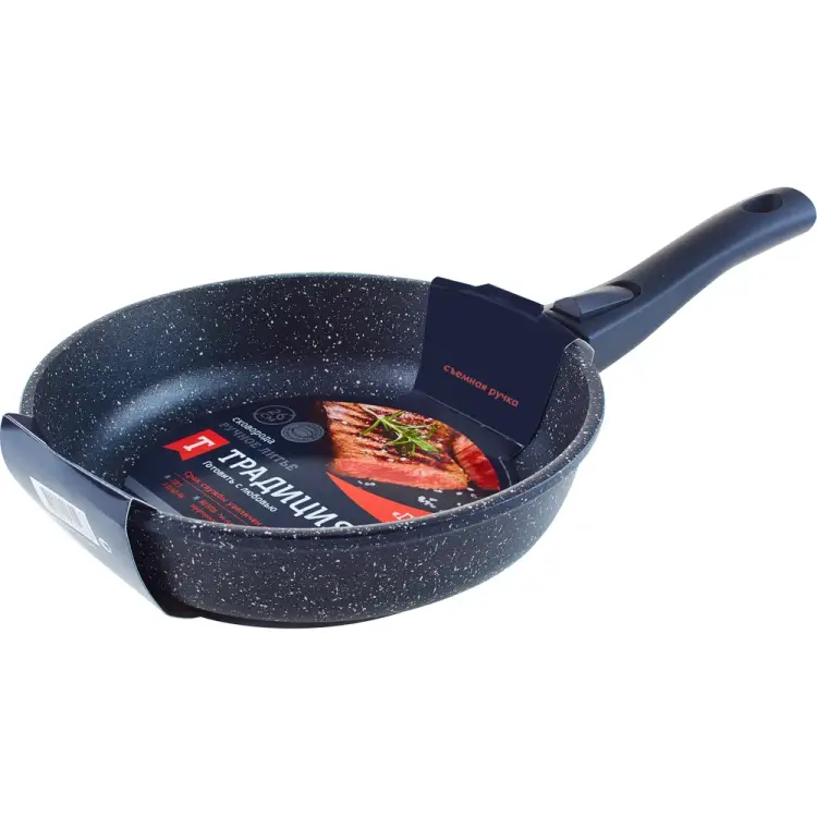 Литая сковорода Традиция готовить с любовью Гранит ТГ2265 Литая сковорода Традиция готовить с любовью Гранит ТГ2265