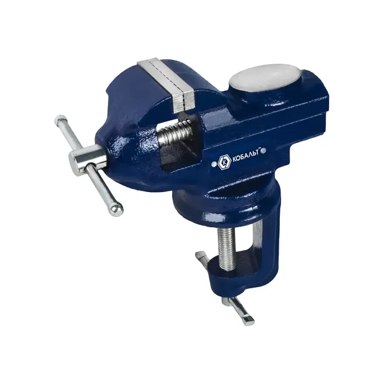 Настольные слесарные тиски КОБАЛЬТ 246-029 Настольные слесарные тиски КОБАЛЬТ 246-029