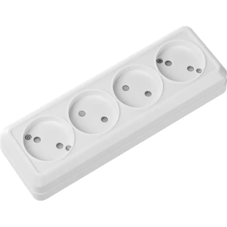 Четырехместная горизонтальная розетка TDM ELECTRIC Ладога SQ1801-0129