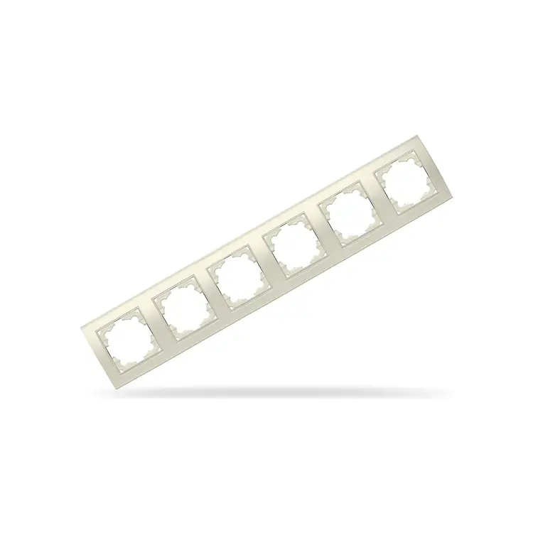 Шестиместная горизонтальная рамка UNIVersal Бриллиант 1034