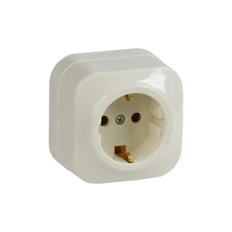 Одноместная розетка IEK GLORY РС20-3-ХК ERH11-K33-16