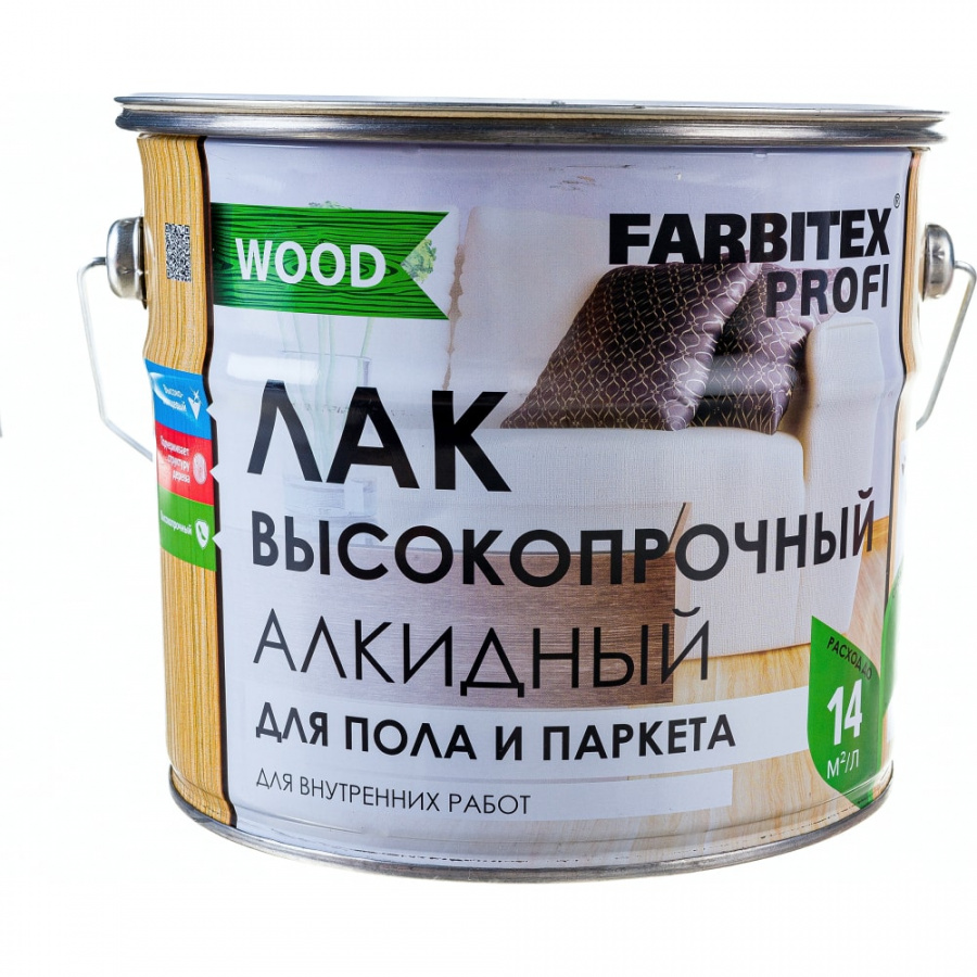 Алкидный лак для пола и паркета Farbitex 4300006807