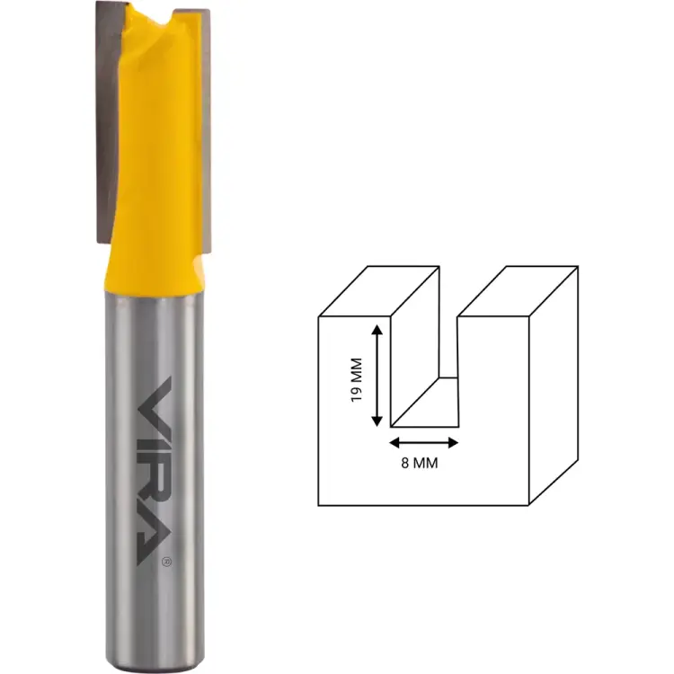 Пазовая прямая фреза VIRA 553307