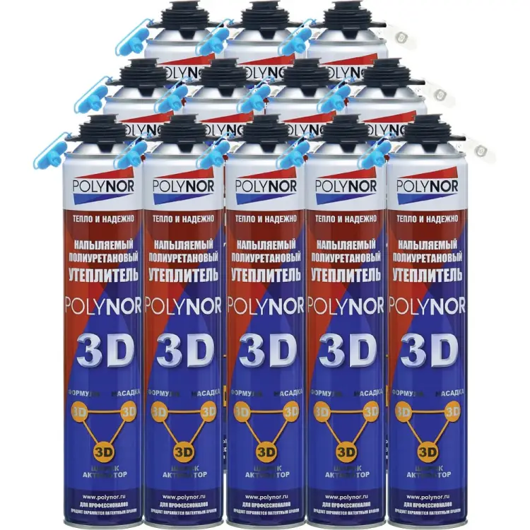 Комплект напыляемый утеплитель Polynor 00-00000052