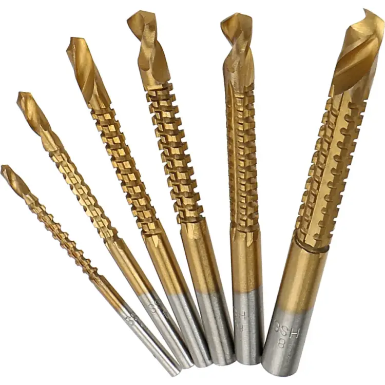 Набор сверл фрезеровальных vertextools 0987-3-8