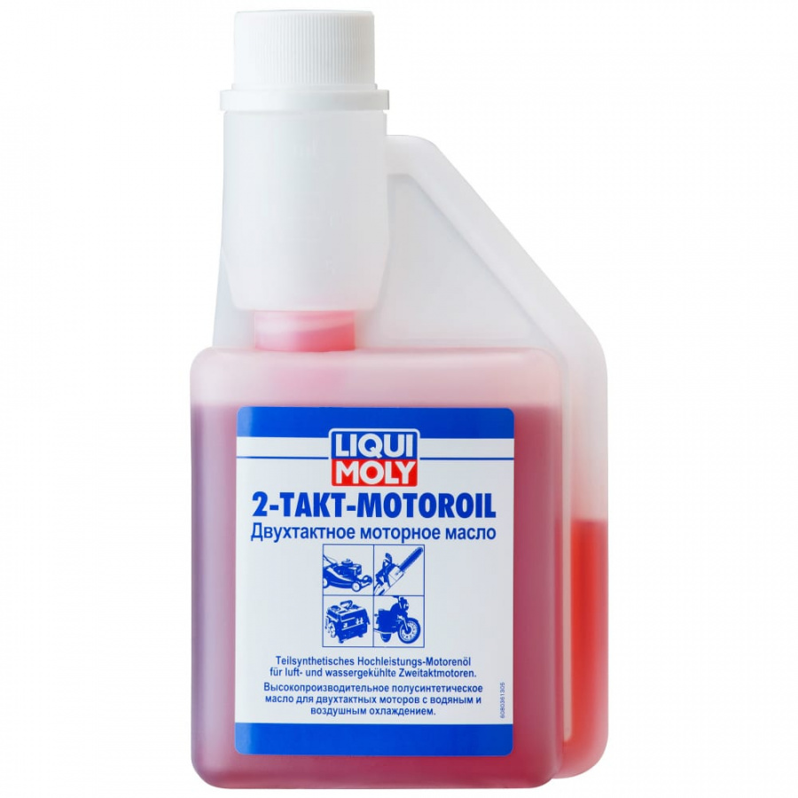Полусинтетическое моторное масло для двухтактных двигателей LIQUI MOLY 2-Takt-Motoroil TC