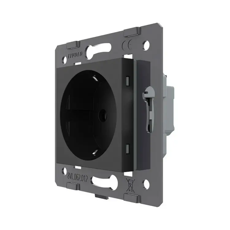 Электрическая розетка LIVOLO VL-FCTC16A-2BPS01