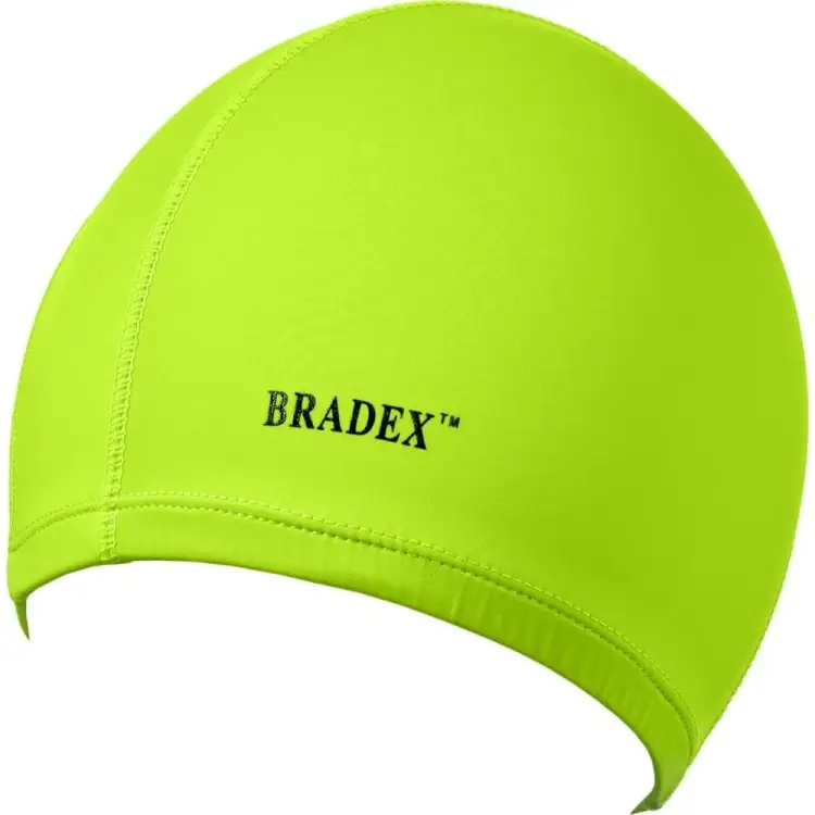 Шапочка для плавания BRADEX полиамид, салатовая SF 0857 Шапочка для плавания BRADEX полиамид, салатовая SF 0857