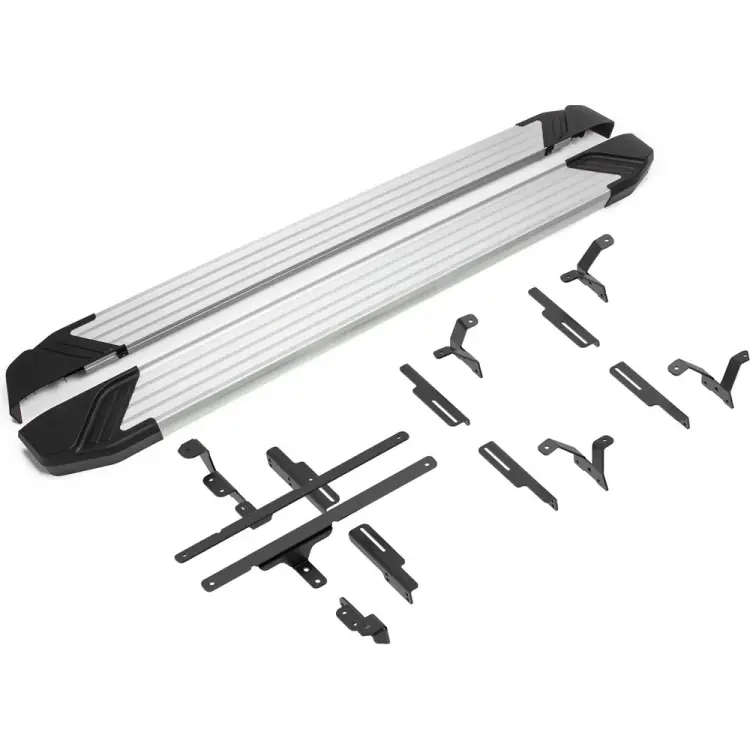 Пороги на автомобиль Geely Monjaro 4WD 2023-, Rival Silver F180AL.1906.1