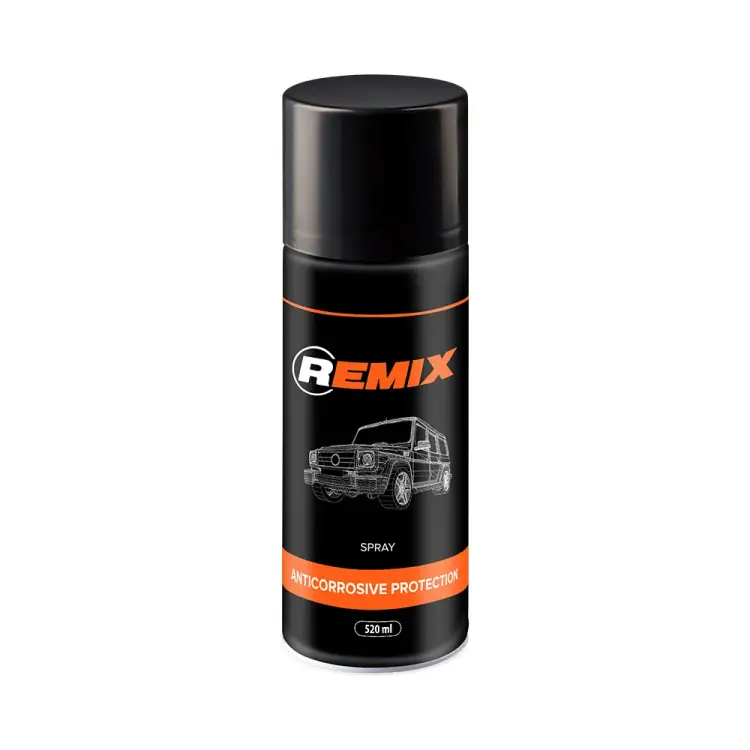Антикоррозионное покрытие REMIX SPRAY ANTICORROSIVE PROTECTION BLACK RM171204