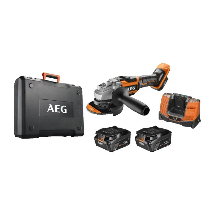 Бесщеточная болгарка (ушм) AEG BEWS18-125BLLI-502C 4935464417