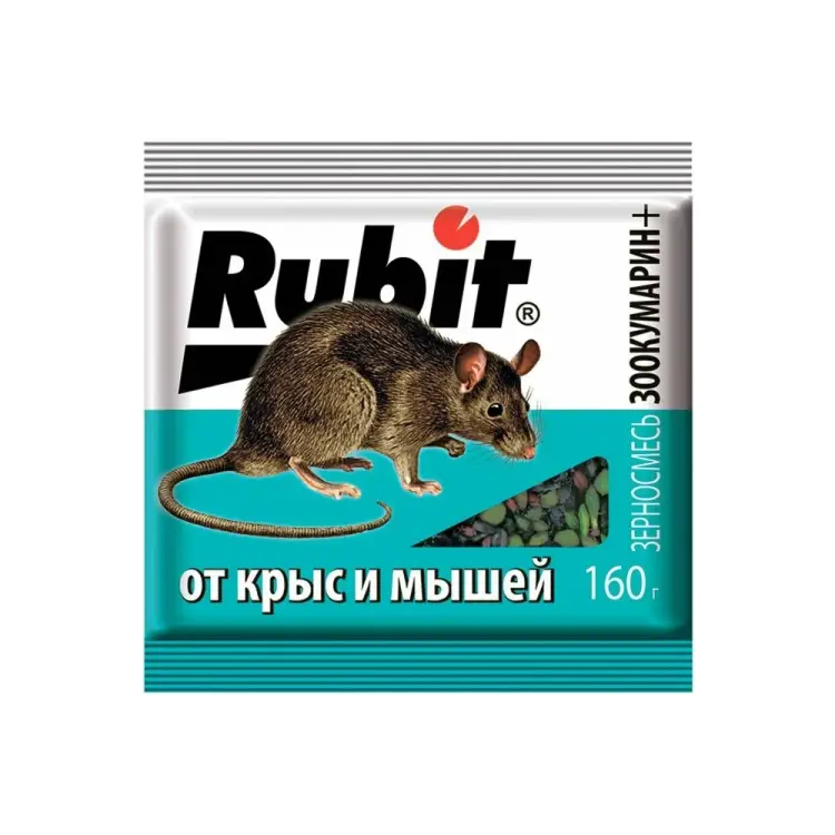 Зерновая смесь от грызунов RUBIT зоокумарин+ 24985