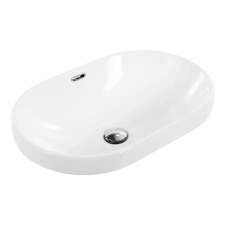 Полувстраиваемая керамическая раковина BelBagno BB1004