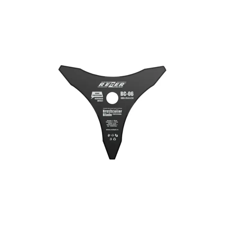 Трехлучевой нож для бензокосы Rezer ВС-06 03.010.00034