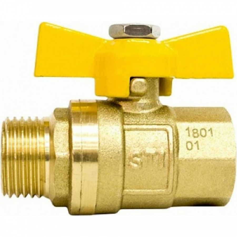 Муфтовый шаровой кран для газа STI D170-00049