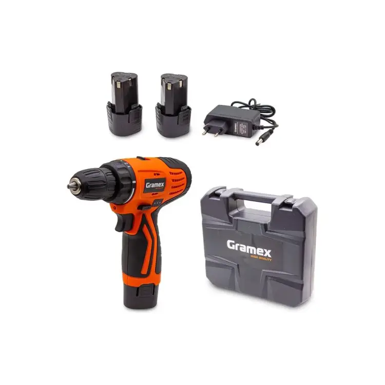 Аккумуляторная дрель Gramex HCD-12-2 18143