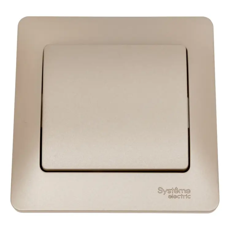 Одноклавишный выключатель Systeme Electric GLOSSA GSL000412