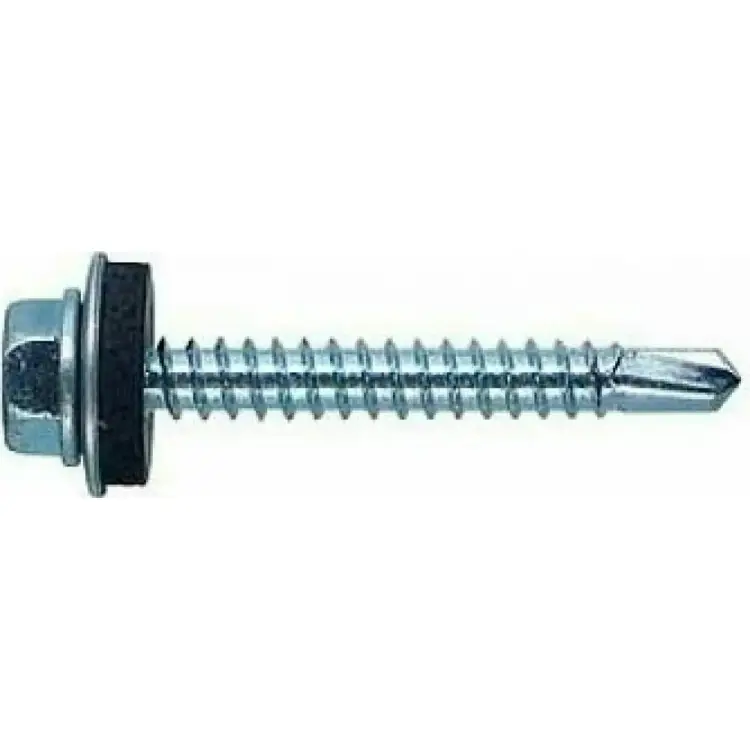 Оцинкованный кровельный саморез-сверло КВАДРА 5.5x32, 100 шт. 550321050100