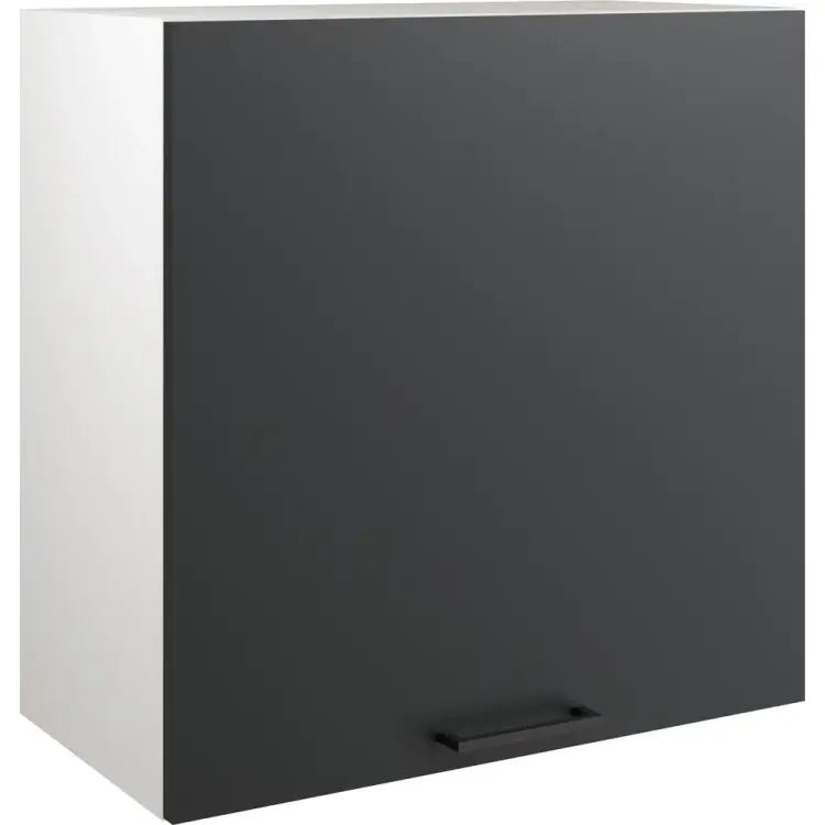 Навесной шкаф Атмосфера 60см Simple В600 Антрацит/ Белый 00-00020851