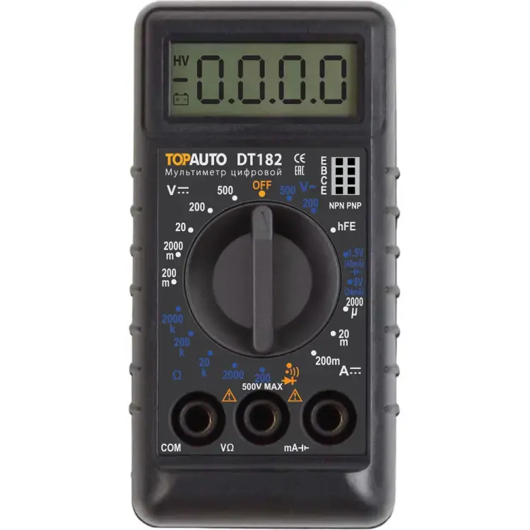 Цифровой мультиметр TopAuto DT182