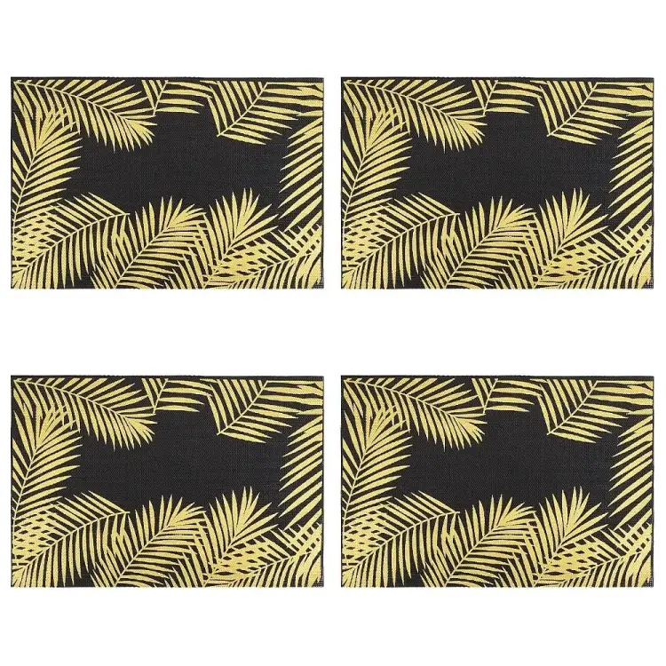 Набор сервировочных салфеток Nouvelle Папоротник черный 9903339-2-Н4