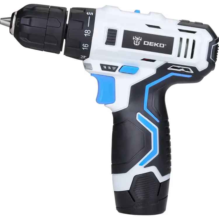 Аккумуляторная дрель-шуруповерт DEKO GCD12DU3 SNOW WHITE SET1 063-4170 Аккумуляторная дрель-шуруповерт DEKO GCD12DU3 SNOW WHITE SET1 063-4170