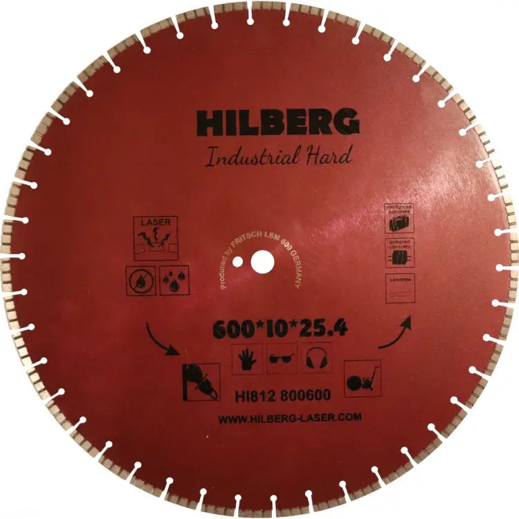 Отрезной алмазный диск Hilberg Hilberg Industrial Hard HI812 Отрезной алмазный диск Hilberg Hilberg Industrial Hard HI812