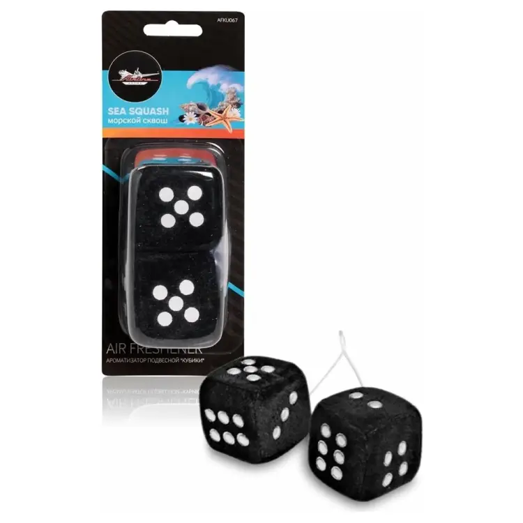 Подвесной ароматизатор в машину Airline Кубики AFKU067