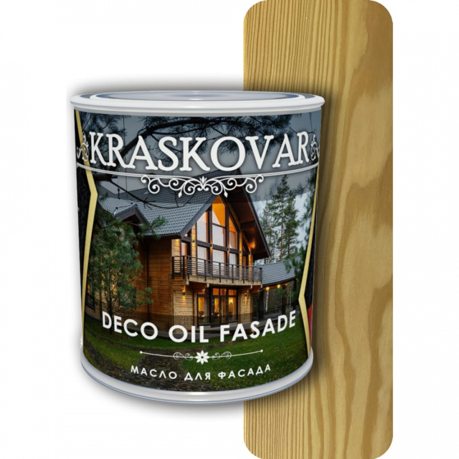 Масло для фасада Kraskovar Deco Oil Fasade