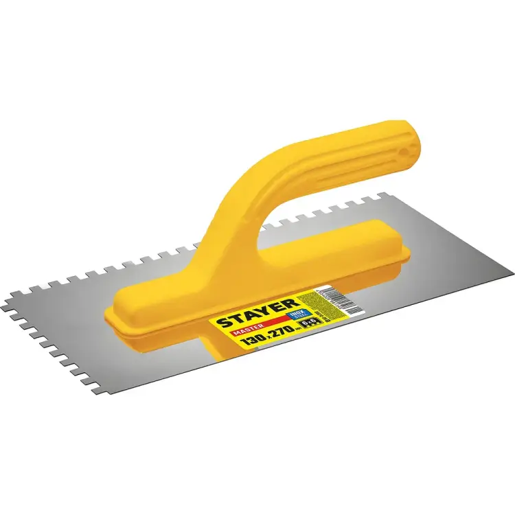 Штукатурная зубчатая нержавеющая рукоятка STAYER Master 08012-06_z01 Штукатурная зубчатая нержавеющая рукоятка STAYER Master 08012-06_z01