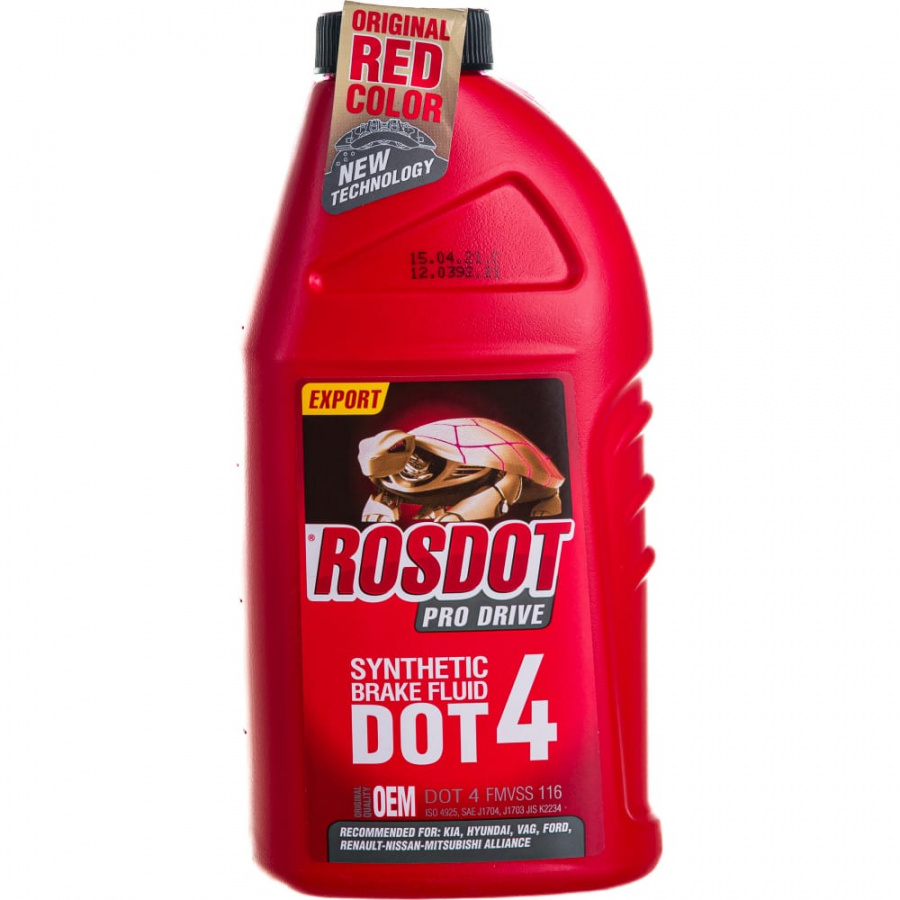 Тормозная жидкость ROSDOT РосДот-4 Тосол Синтез PRO DRIVE