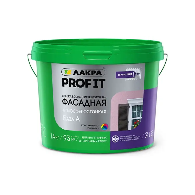 Фасадная краска ЛАКРА PROF IT Лк-00008180 Фасадная краска ЛАКРА PROF IT Лк-00008180