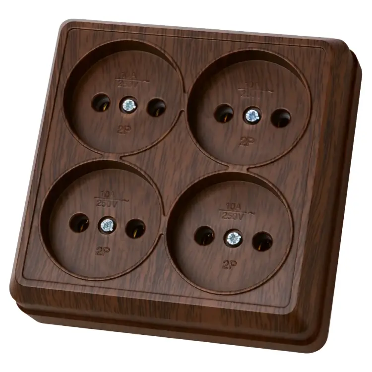 Четырехместная розетка TDM ELECTRIC Ладога SQ1801-0320